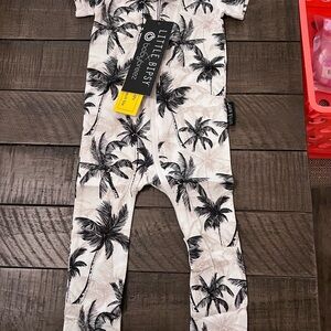 Little Bipsy x Baby Breez Bamboo Palm Romper